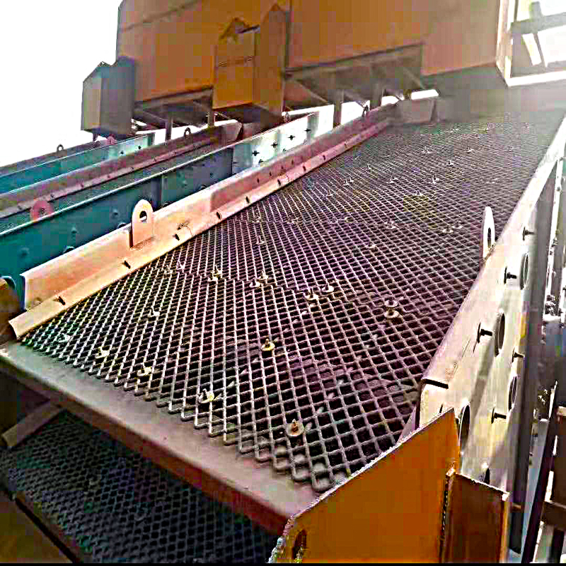 锰钢焊接热处理矿筛网安装,注意事项