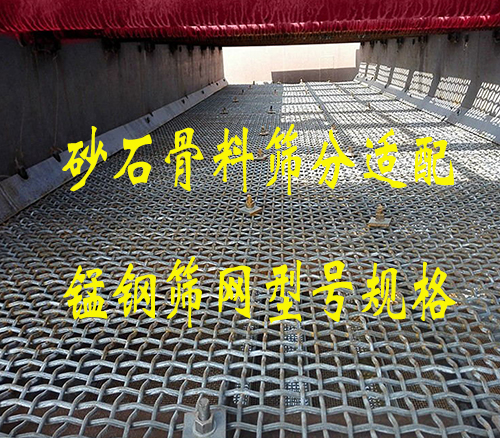 锰钢筛网，适合筛选砂石骨料的规格型号是哪些？你是否了解？